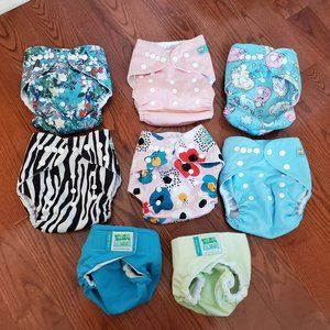 SOLD - Eight Diaper Covers (EUC and New)